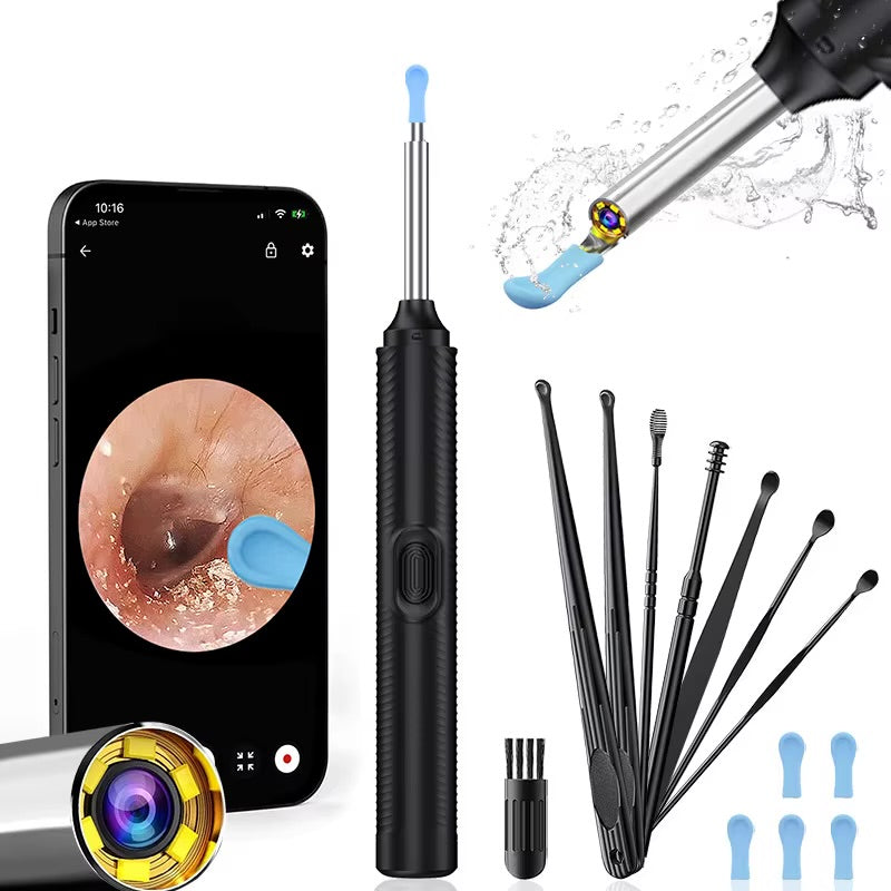 Caméra d’inspection auriculaire avec éclairage LED