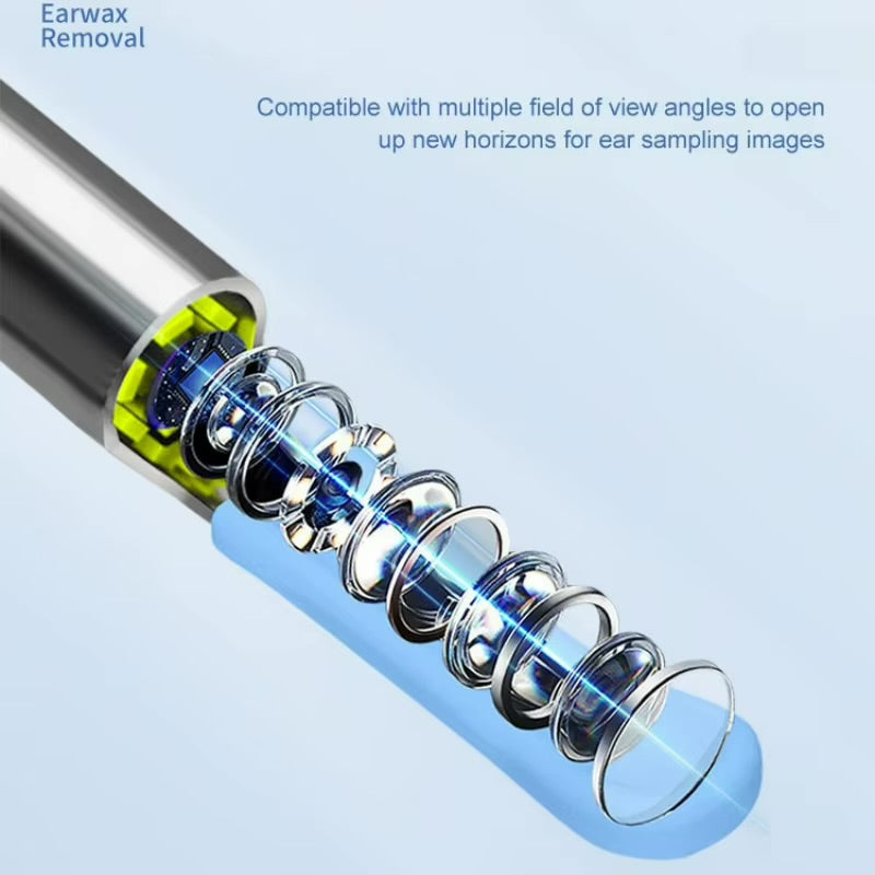 Caméra d’inspection auriculaire avec éclairage LED